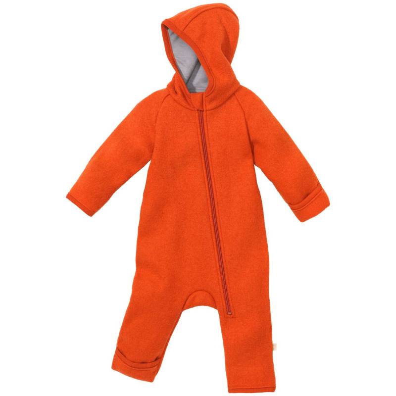 Disana Zipp-Overall  - 62 / 68 Orange von Disana