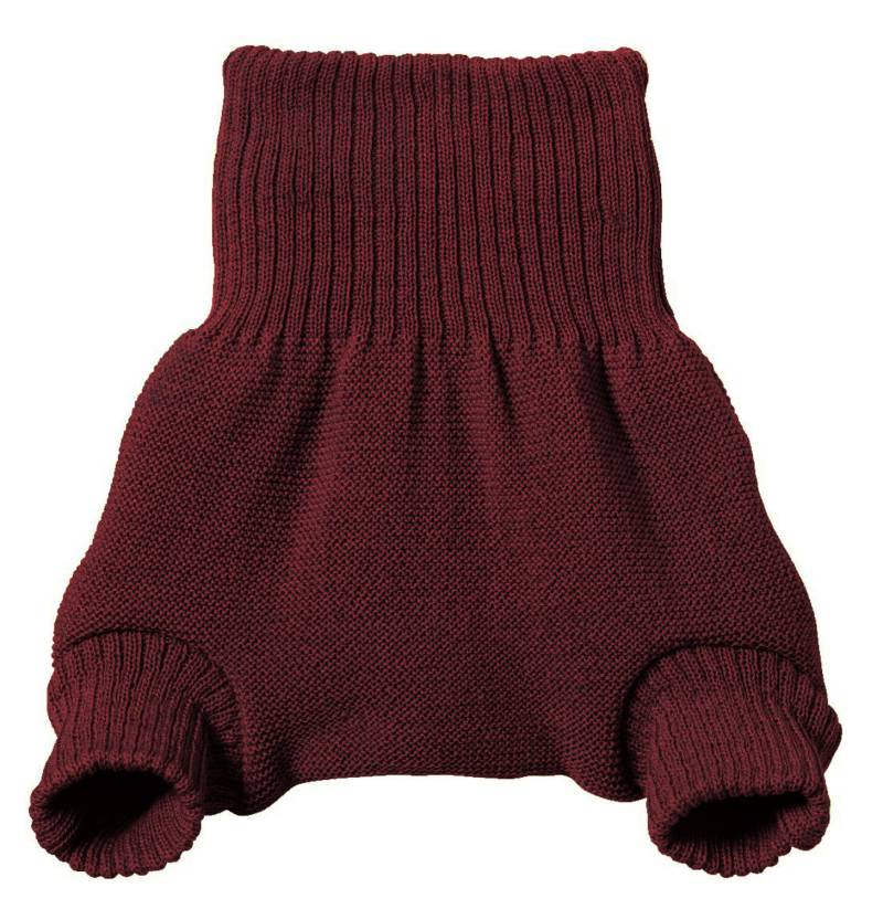Disana gestrickte Wollüberhose - 74 / 80 Cassis von Disana