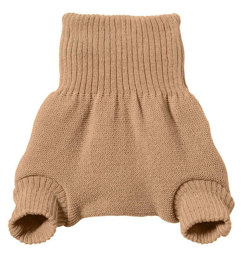 Disana gestrickte Wollüberhose - 74 / 80 Karamell von Disana