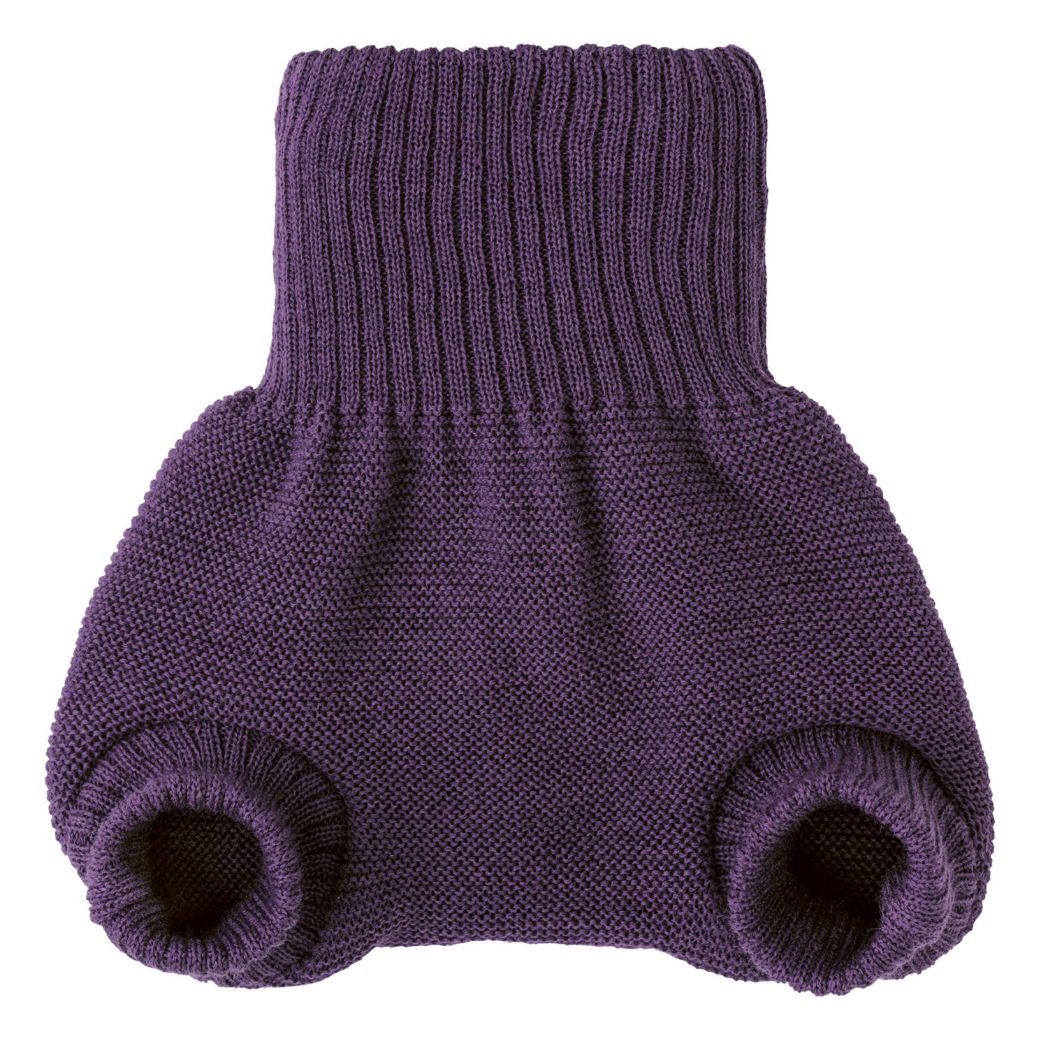 Disana gestrickte Wollüberhose - Aubergine 62 / 68 von Disana