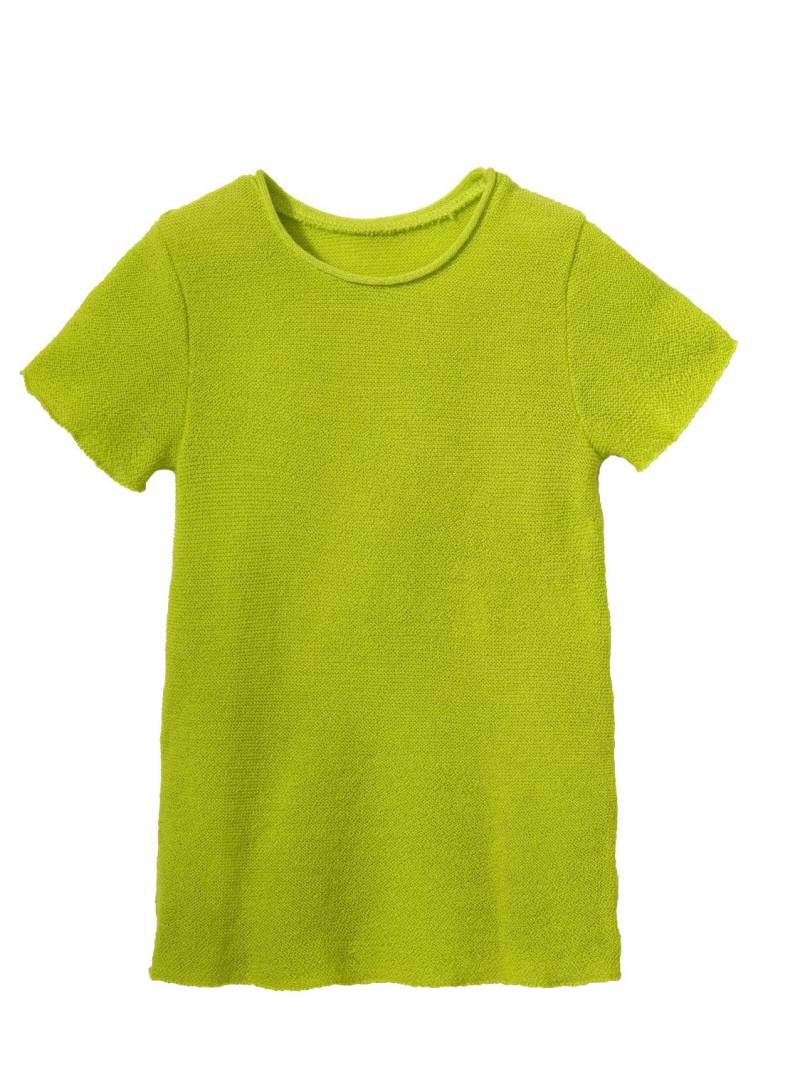 Disana kurzarm Pullover aus Wolle - apfelgrün 86 / 92 von Disana