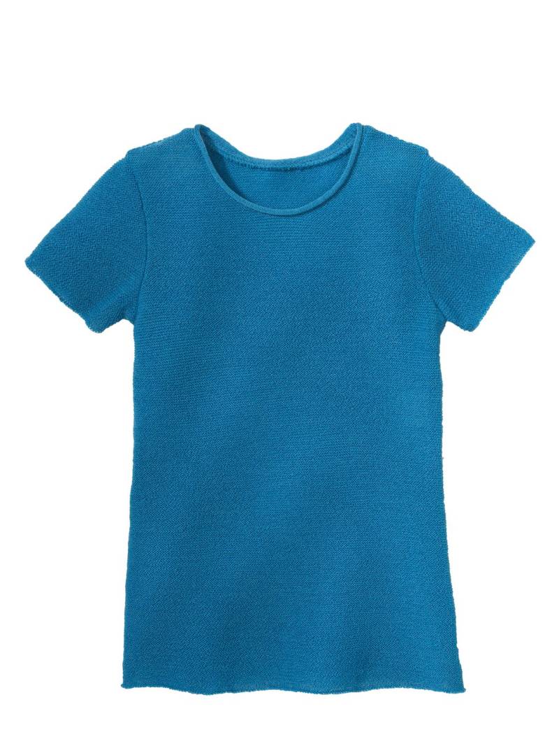 Disana kurzarm Pullover aus Wolle - 86 / 92 karibikblau von Disana
