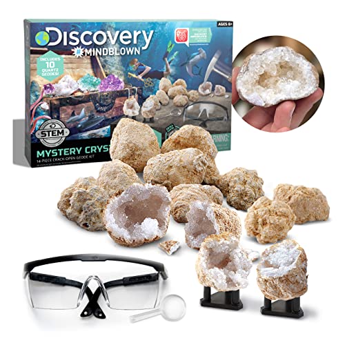 Discovery #Mindblown 1423005761 - Mystery Crystals - Kristall Stein Set - für Kinder ab 6 Jahren von Discovery Kids