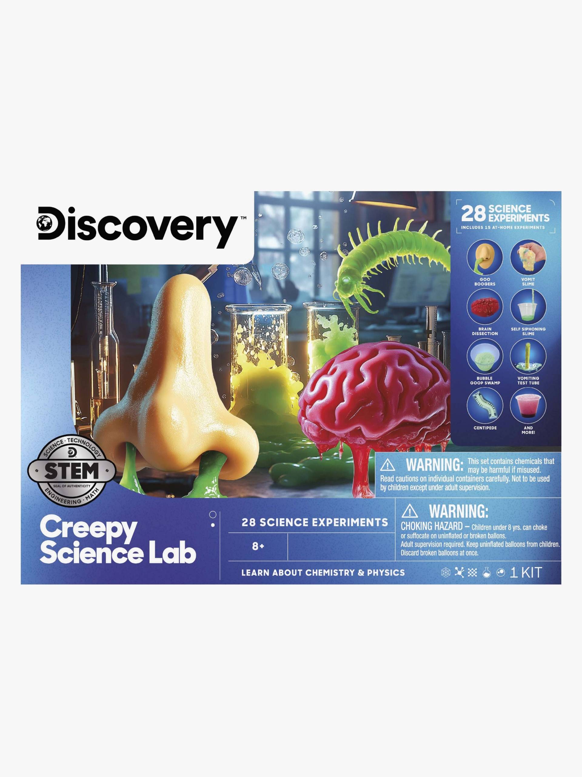 Discovery Experimentierset Creepy Science Lab 27 Teile von Discovery