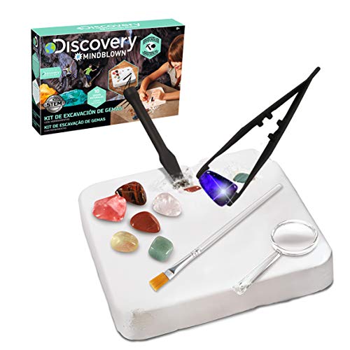 Discovery kit de gemas Mindblown Ausgrabungsset, Pädagogisches Spielzeug, Graben Block, Edelstein-Set für Kinder, bunt von Discovery