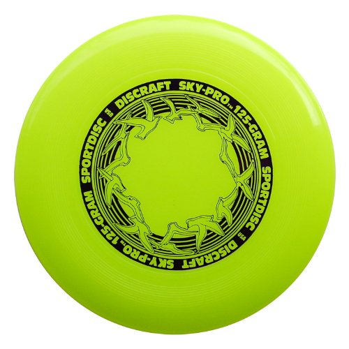 Discraft 802020-106 - Sky Pro Sport Disc, 125 g, Fluorescent Yellow Discraft 802020-106 - Sky Pro Sport Disc, 125 g, Fluorescent Yellow von Discraft