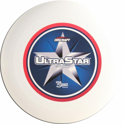 Discraft Center Print Super Color Ultra Star Ultimate Frisbee Sport Flying Disc Weiß Discraft Center Print Super Color Ultra Star Ultimate Frisbee Sport Flying Disc Weiß von Discraft