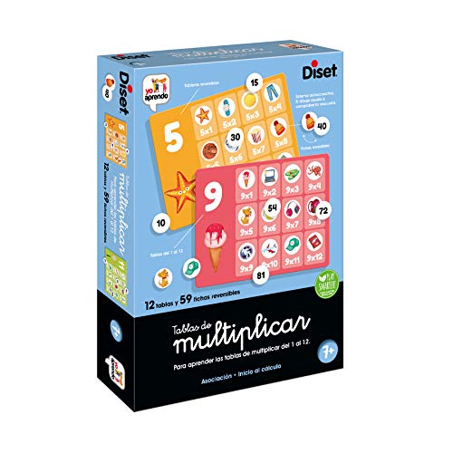 DISET 68960 Goula Lernspiel zum Multiplizieren Lernen, bunt DISET 68960 Goula Lernspiel zum Multiplizieren Lernen, bunt von Diset