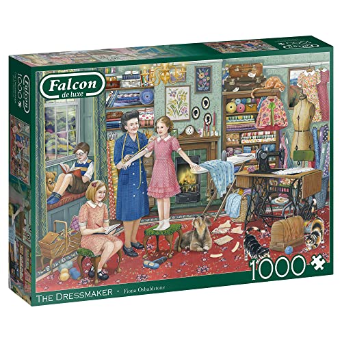 Jumbo Spiele Falcon The Dressmaker 1000 Teile - Puzzle für Erwachsene von Jumbo