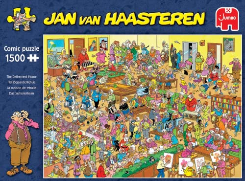 Jumbo Spiele 20068 Jan Van Haasteren Seniorenheim 1500 Teile-Puzzle für Erwachsene, bunt von Jumbo Spiele