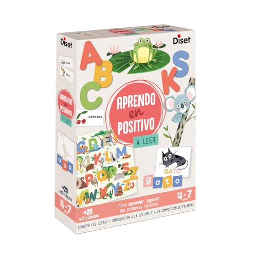 Lernen Sie positiv zu lesen, Lernspiel für Kinder von 4 bis 7 Jahren, Lesen Lernen Lernen Sie positiv zu lesen, Lernspiel für Kinder von 4 bis 7 Jahren, Lesen Lernen von Diset