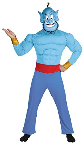 Aladdin Genie Muskelkostüm für Herren – Erwachsene Kostüme von DISGUISE