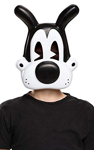 Boris The Wolf Mask, Bendy and The Ink Machine Costume Accessory, Game Inspired Kids Size Face-Mask Black/White von Disguise