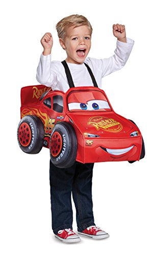 Cars 3 Lightning Mcqueen 3D Toddler Costume, One Size (Up To Size 6) von Disguise