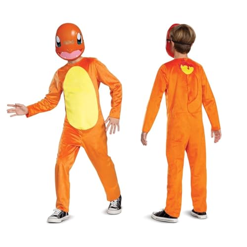 DISGUISE 105439G-20L CHARMANDER CLASSIC Pokemon Dress Up & Accessories, Orange, One Size von DISGUISE