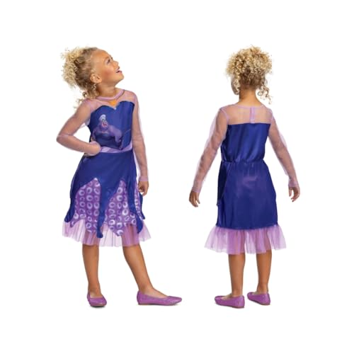 DISGUISE 129739K-EU Ursula Classic (Eu) Fancy Dress, M (7-8), Multi von Disguise