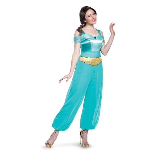 DISGUISE 140419N-EU Jasmin Classic Adult (EU) Disney Princess Dress Up & Accessories, Blau, Einheitsgröße von Disguise