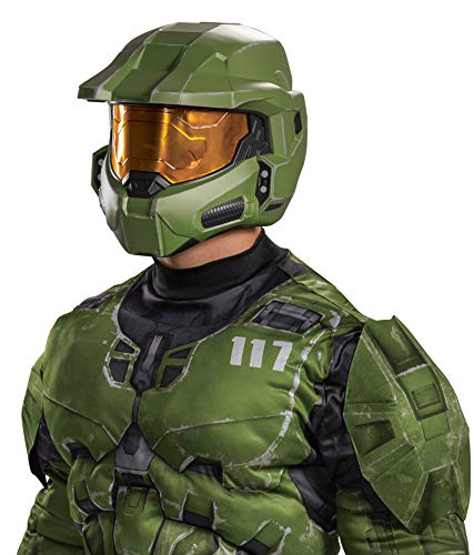 DISGUISE Offizielles Halo Master Chief Infinite Helm für Erwachsene, Kostüm Zubehör - Einheitsgröße von DISGUISE