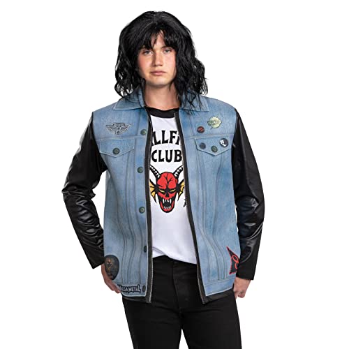 DISGUISE Stranger Things Men's Deluxe Eddie S4 Fancy Dress Costume Medium von DISGUISE