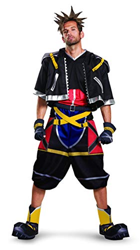 Deluxe Disney Kingdom Hearts Sora Men's Fancy Dress Costume Medium von Disguise