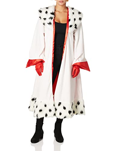 Disguise 101 Dalmatiner Animierte Damen Cruella Jacke Deluxe Kostüm, Mehrfarbig, Large (12-14) US von Disguise