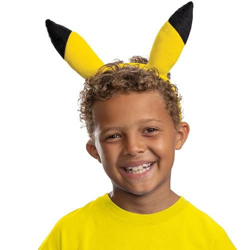 Disguise 148539-20L Pikachu Ears, Official Pokemon Costume Headband, Unisize (8 Fancy Dress Accessory, Cartoon Disguise 148539-20L Pikachu Ears, Official Pokemon Costume Headband, Unisize (8 Fancy Dress Accessory, Cartoon von Disguise