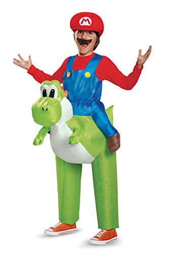 Disguise Mario reitet Yoshi aufblasbar von Disguise