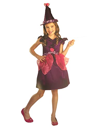 Disguise Costumes Garden Charms Botanical Witch Costume, Purple/Pink, Medium/7-8 von Disguise