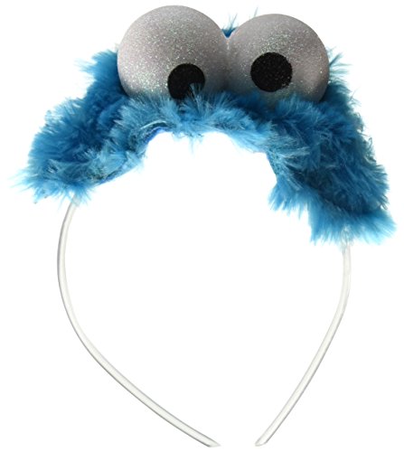 Disguise Damen Sesamstraße Cookie Monster Erwachsene Kostüm Stirnband, Blau, Einheitsgröße von Disguise