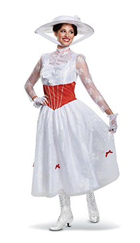 Disguise Deluxe Women's Mary Poppins Fancy Dress Costume Small Disguise Deluxe Women's Mary Poppins Fancy Dress Costume Small von Disguise