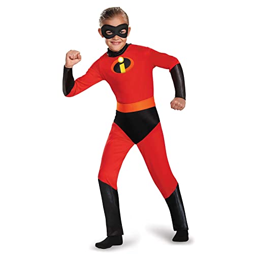 DISGUISE Disney Offizielles Premium Dash Die Unglaublichen Kostüm, Superheld Kostüm Für Kinder, Größe XS von Disguise