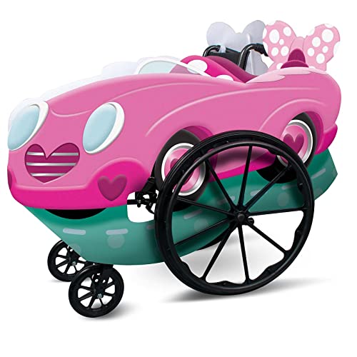 Disguise Disney Offizielles Rollstuhl Pink Minnie Mouse Kostüm, Anpassungsfähiges Kostüm für Kinder Einheitsgröße Disguise Disney Offizielles Rollstuhl Pink Minnie Mouse Kostüm, Anpassungsfähiges Kostüm für Kinder Einheitsgröße von Disguise