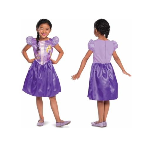 DISGUISE Disney Offizielles Standard Rapunzel Kostüm Kinder Prinzessin Kleid Mädchen Faschingskostüme Kinder S von Disguise