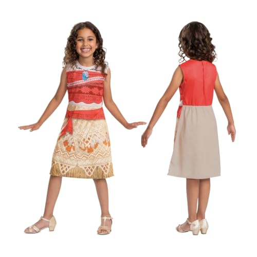 Disguise Offizielles Disney-Prinzessinnen-Kostüm, Vaiana-Kostüm für Mädchen, Größe M, Mädchen von 7 bis 8 Jahren Disguise Offizielles Disney-Prinzessinnen-Kostüm, Vaiana-Kostüm für Mädchen, Größe M, Mädchen von 7 bis 8 Jahren von Disguise