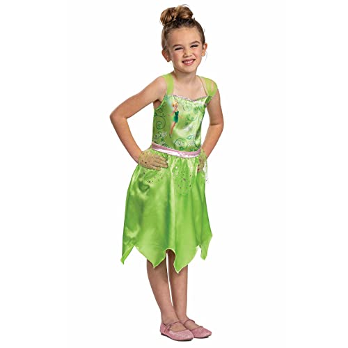 DISGUISE Disney Offizielles Standard Tinkerbell Kostüm Kinder Mädchen Feenkostüm Kinder Faschingskostüme Kinder M von Disguise