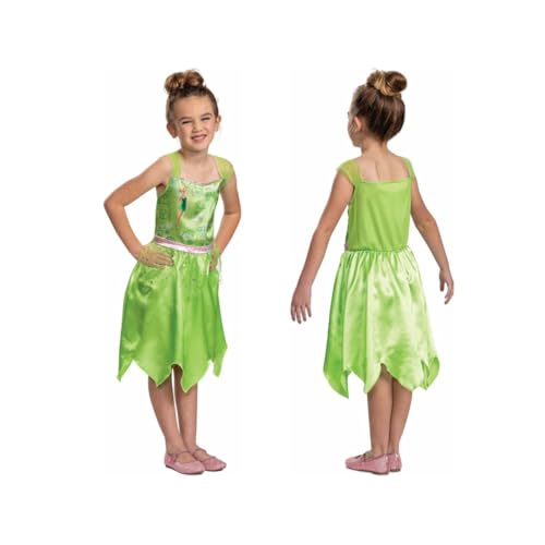 DISGUISE Disney Offizielles Standard Tinkerbell Kostüm Kinder Mädchen Feenkostüm Kinder Faschingskostüme Kinder M von Disguise