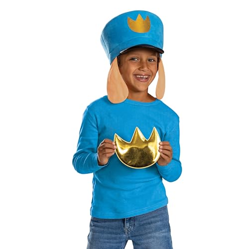 Disguise Dog Man Kinder-Kostümset zum Film, offizielles Lizenzprodukt, kultigem Hut & dreidimensionalen Ohren und einem anbringbaren selbstklebenden Logo aus Goldfolie von Disguise