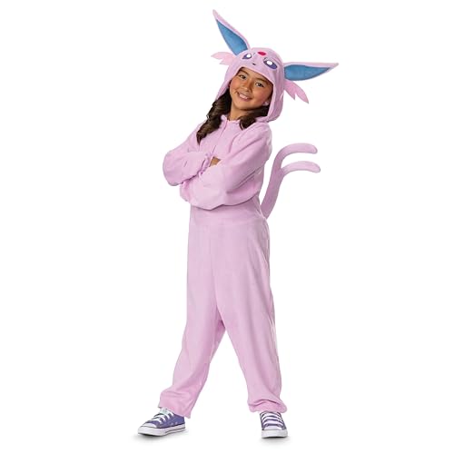 Disguise Espeon Kostüm Offizielles Pokemon Deluxe Kostüm mit Kopfbedeckung Größe (4-6) von Disguise