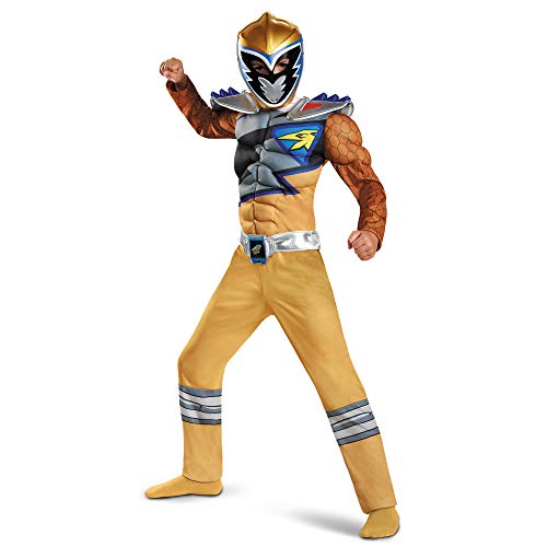 Disguise Gold Ranger Dino Charge Classic Muscle Costume, Medium (7-8) by Disguise von Power Rangers