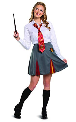 Disguise Harry Potter Gryffindor Rock, offizielles Zaubererwelt-Kostüm-Zubehör, Kinder, Grau & Gold, Teen Juniors (7-9) von Disguise