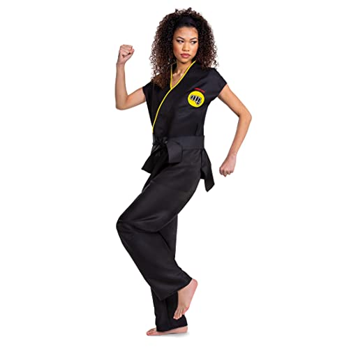Disguise Herrenkostüm, offizieller Cobra Kai Gi für mit schwarzem Gürtel, Erwachsenengröße, abgebildet, X-Large Disguise Herrenkostüm, offizieller Cobra Kai Gi für mit schwarzem Gürtel, Erwachsenengröße, abgebildet, X-Large von Disguise