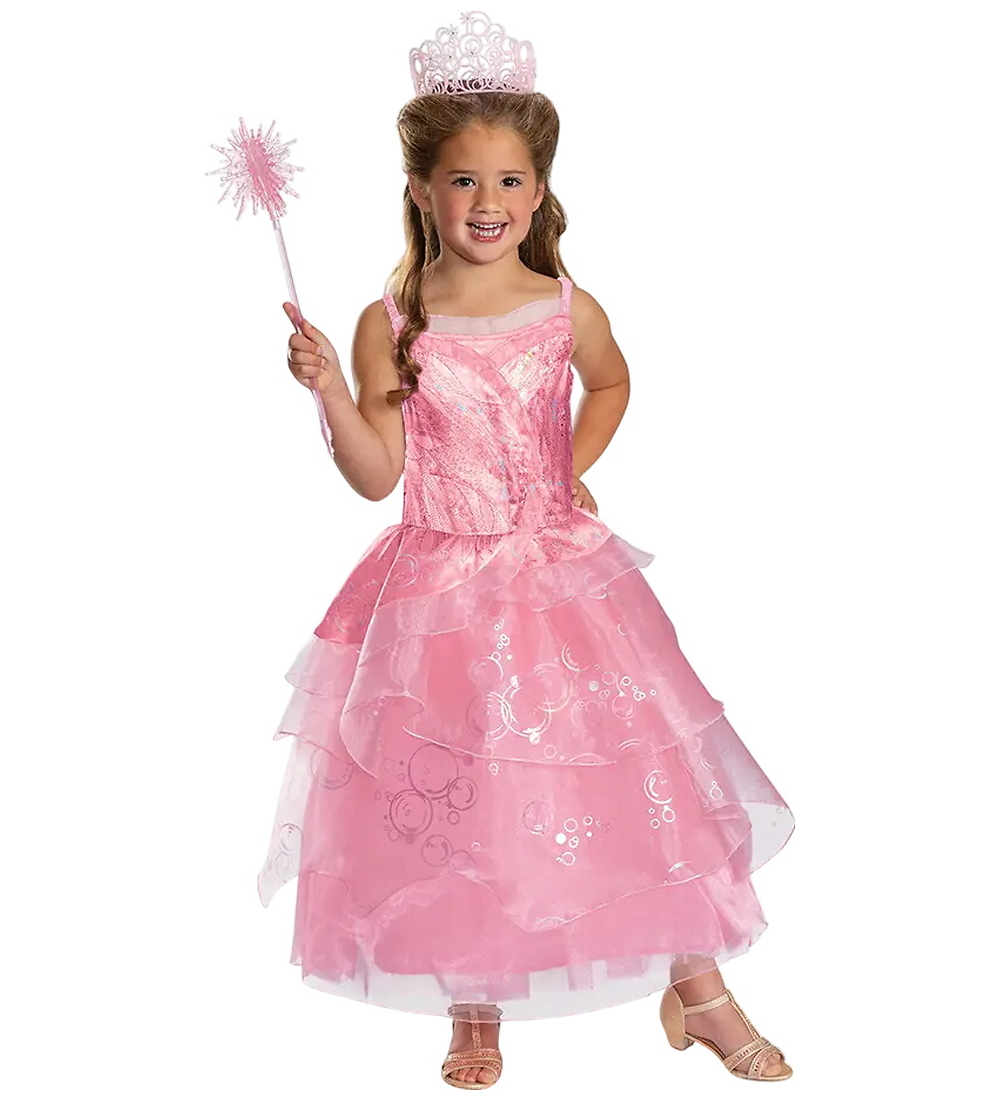 Disguise Kostüm - Glinda Pink Dress Deluxe - Disguise - 5-6 Jahre (110-116) - Kostüme von Disguise