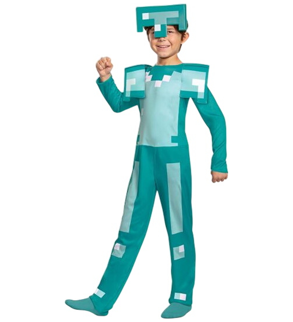 Disguise Kostüm - Minecraft - Diamantrüstung - Disguise - 4-6 Jahre (104-116) - Kostüme von Disguise