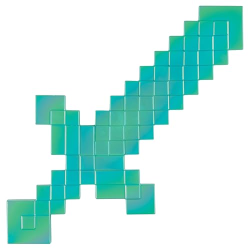 Disguise Minecraft Diamant-Schwert-Kostüm-Zubehör, offizielle Minecraft-Kunststoff-Kostüm-Requisite, Einheitsgröße von Disguise