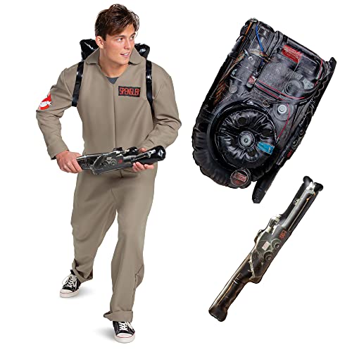 Disguise Offizielles Ghostbusters Kostüm Herren Damen Erwachsene, Halloween Faschingskostüm für Erwachsene Karneval Kostüme Geburstag Ghostbuster Costume Größ M von Disguise