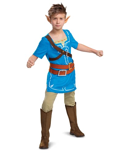Disguise Offizielles Legend of Zelda Kostüm Link Kinder Blau, Link Zelda Kostüm, Cosplay Zelda Jungen Kostüm Karneval Fasching Geburtstag Party Weihnachten L Disguise Offizielles Legend of Zelda Kostüm Link Kinder Blau, Link Zelda Kostüm, Cosplay Zelda Jungen Kostüm Karneval Fasching Geburtstag Party Weihnachten L von Disguise