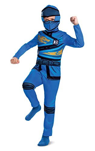 Disguise Offizielles Lego Jay Ninjago Kostüm Kinder Jungen, Ninja Kostüm Kinder Anzug Faschingskostüm Ninjago Blau Karneval Geburstag Größ M Disguise Offizielles Lego Jay Ninjago Kostüm Kinder Jungen, Ninja Kostüm Kinder Anzug Faschingskostüm Ninjago Blau Karneval Geburstag Größ M von Disguise