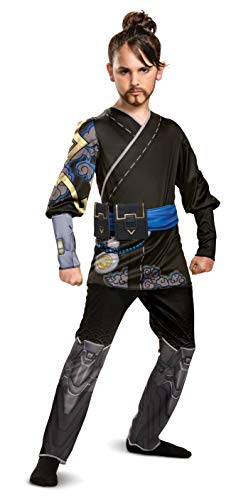 Disguise Overwatch Hanzo Deluxe Boys Costume, Black, Large (10-12) von Disguise