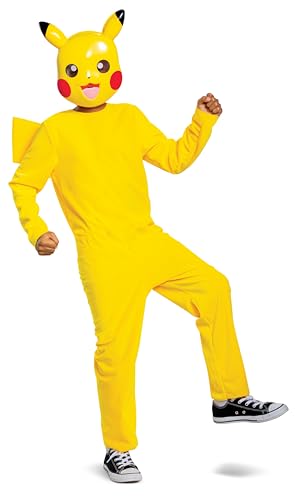 DISGUISE Pokémon Pikachu Fancy Kinder-Kostüm, offizielles Lizenzprodukt, hochwertige Verarbeitung und detailreiches Design, für Kinder im Alter von 10-12 Jahren von Disguise