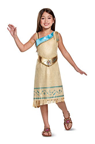 Disguise Pocahontas Deluxe Costume, Brown, Medium (7-8) von Disguise